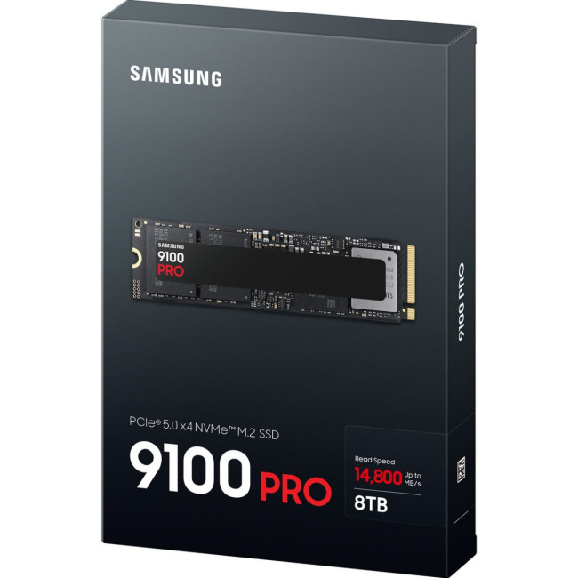Накопичувач Samsung SSD 9100 PRO 8TB PCIe 5.0 M.2 SAMSUNG 9100 PRO 8TB PCIe 5.0, MZ-VAP8 (MZ-VAP8T0BW)