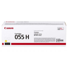 Картридж жовтий підвищенний для LBP66x,MF74x CANON Cartridge 055H Yellow(5.9K) (3017C002AA)