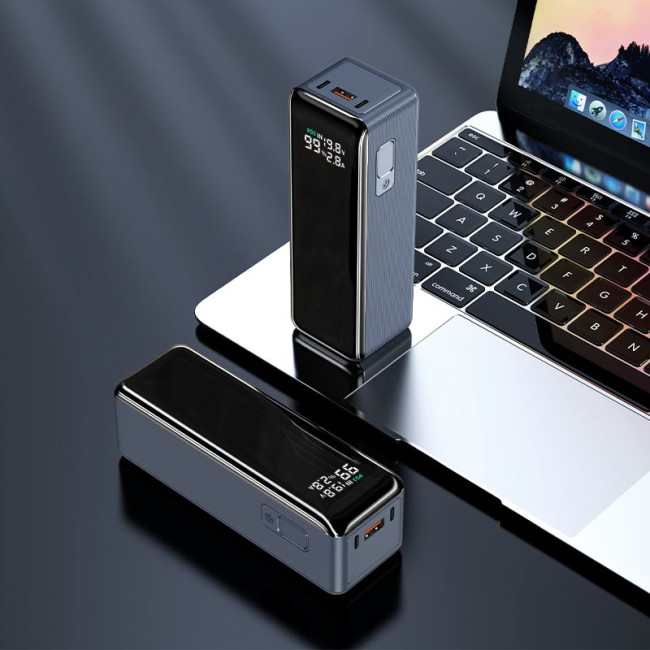 УМБ  160W Blue USB-C laptop/phone Powerbank 30000mAh ATRIA WPD-160SB