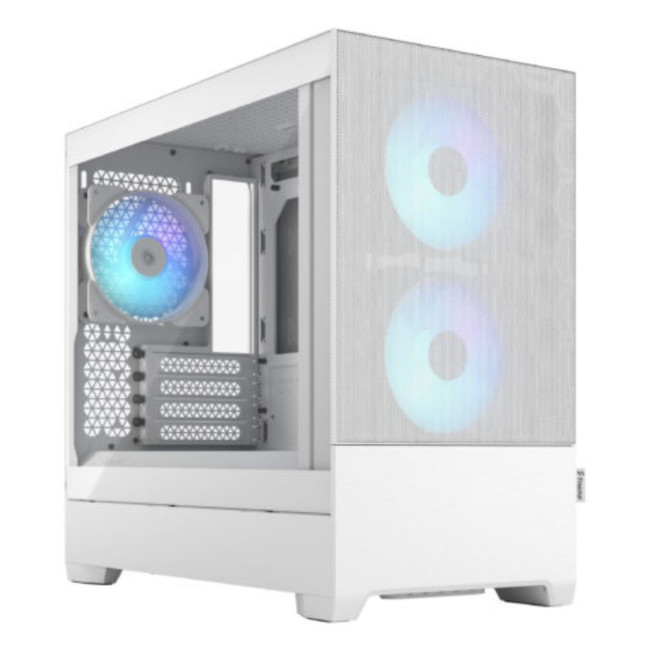 Корпус micro ATX без БЖ, білий, скло Pop Mini Air RGB White TG FRACTAL DESIGN Pop Mini Air RGB White TG (FD-C-POR1M-01)