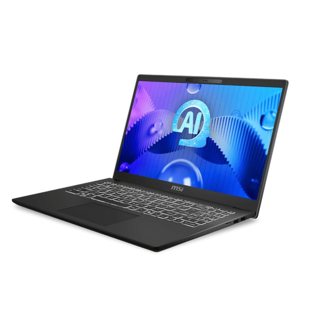 ноутбук 15.6FI/U7-155H/16/512/Intel Arc/W11/BL/Classic Black MSI Modern 15 H AI C1MG-099UA (9S7-15H551-099)