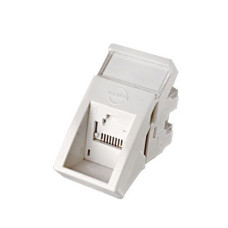 Модуль 22,5x45 мм, UTP 1xRJ45 Cat6, похилий, білий MOLEX MLG-00021-02