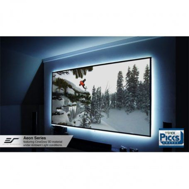проекційний екран настінний рамний AR120WH2(16:9) 266х149 см ELITE SCREENS AR120WH2