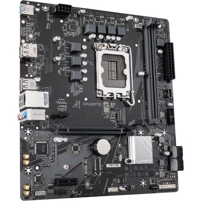 Mатеринська плата s1700 Intel H610 DP/HDMI 1xM.2 GbE LAN mATX GIGABYTE H610M D3W DDR4