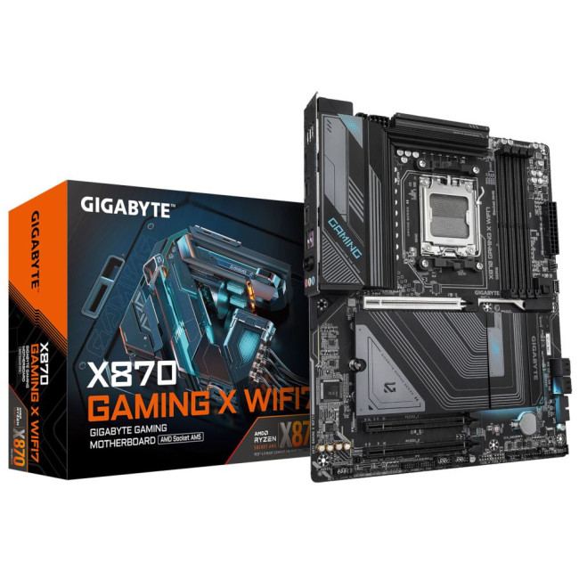 Mатеринська плата sAM5 AMD X870 HDMI 3xM.2  USB4.0 2.5GbE LAN ATX GIGABYTE X870 GAMING X WIFI7