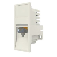 Модуль 25х50 мм, 1xRJ45, прямий, STP5е, білий MOLEX 17.1C.011.D0015
