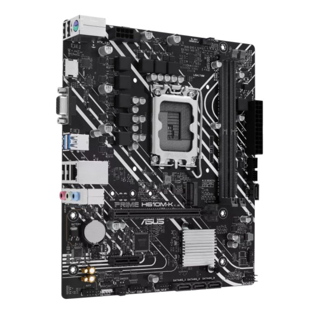 материнська плата s1700/2DDR5/VGA/HDMI/2PCIe/4SATA/1M.2 ASUS PRIME H610M-K