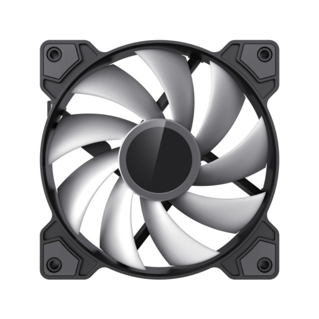 Кулер для корпусу 120 мм, M2.5-4PIN(M/F) ARGB, чорна рамка FN12A-S6I GAMEMAX FN12A-S6I