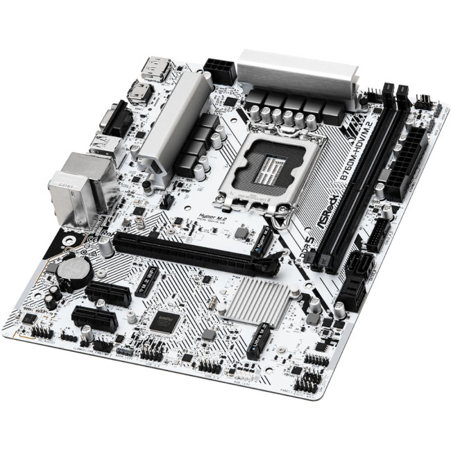 Mатеринська плата s1700 Intel B760 DP/HDMI/VGA 2xM.2 2xDDR5 2.5GbE LAN mATX ASROCK B760M-HDV/M.2