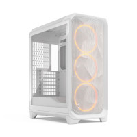 Корпус E-ATX (до 277 мм) без БЖ, білий, скло, RGB Meshify 3 White RGB TG Clear Tint FRACTAL DESIGN Meshify 3 White RGB TG CT (FD-C-MES3A-07)