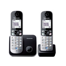 Радіотелефон DECT + дод.слухавка (чорний) PANASONIC KX-TG6812UAB