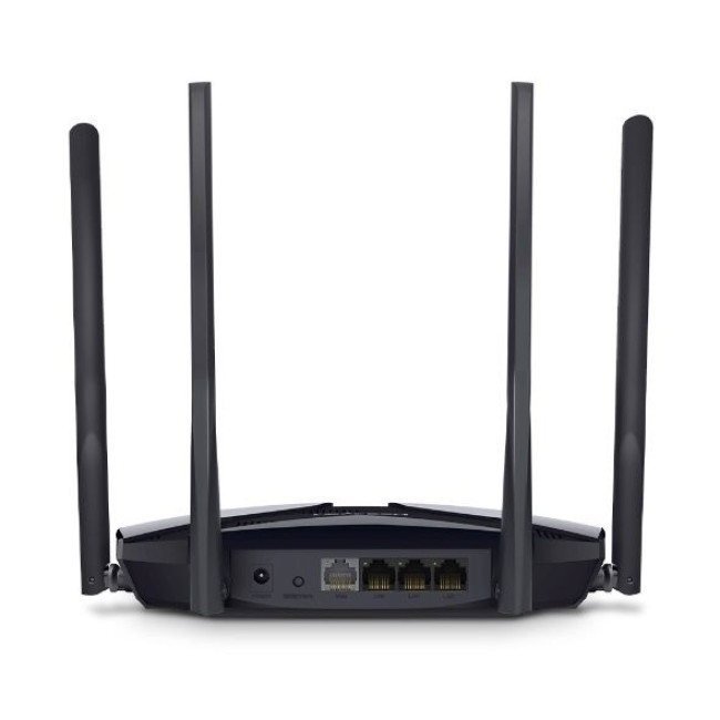 Бездротовий двосмуговий гігабітний маршрутизаторAX1800 3 × Gigabit LAN Ports; 1 × Gigabit WAN Port MERCUSYS MR70X