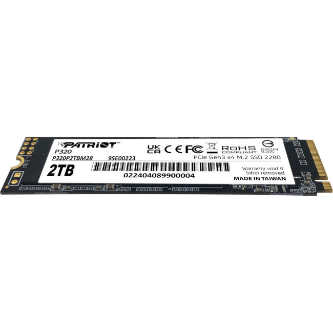 накопичувач M.2 2TB P320, NVMe 2280 PATRIOT P320P2TBM28