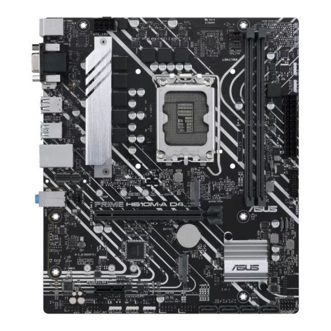 материнська плата s1700/2DDR4/VGA/HDMI/DP/2PCIe/4SATA/2M.2 ASUS PRIME H610M-A D4-CSM
