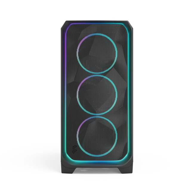 Корпус E-ATX без БЖ, RGB, чорний, затемнене скло Meshify 3 XL Ambience Pro RGB Black TG LT FRACTAL DESIGN Meshify 3 XL Ambience Pro RBTG (FD-C-MES3X-03)
