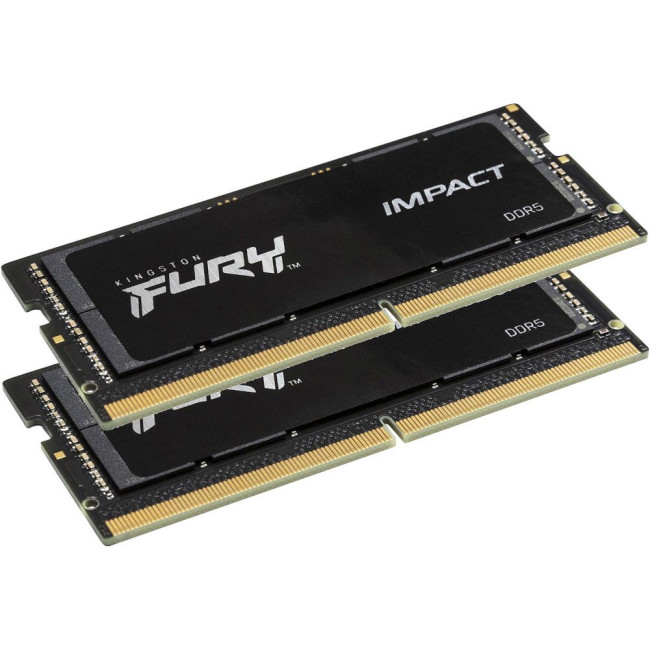 модуль пам'яті 32GB DDR5 6000MHz sodimm Impact (2x16) KINGSTON KF560S38IBK2-32