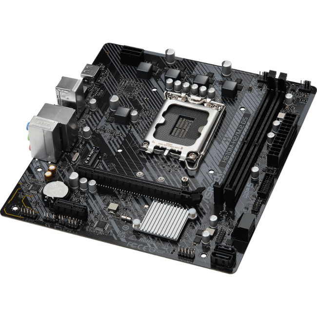 Mатеринська плата s1700 Intel H610 2xHDMI 1xM.2 2xDDR5 GbE LAN mATX ASROCK H610M-H2/M.2 D5