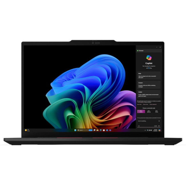 ноутбук 14WUXGAM/Snapdragon X Elite X1E-78-100/32/1TB SSD/Intel HD/W11P/F/BL/Black LENOVO ThinkPad T14 G6 (21N10009RA)