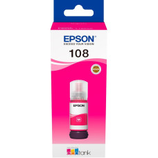 Чорнило малинове 70 мл для L8050, L18050 EPSON 108 EcoTank Magenta ink bottle (C13T09C34A)