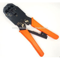 Інструмент для обтиску конекторів RJ45/RJ12 з трещіткою KINGDA KD-T2008R