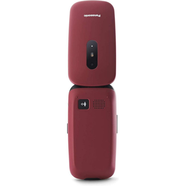 Мобільний телефон червоний PANASONIC KX-TU446EXR