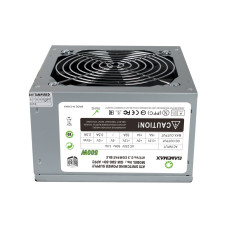 Блок живлення ATX 500W APFC,80+з кабелем живлення, вентилятор 120 мм GAMEMAX GM-500 80+ APFC