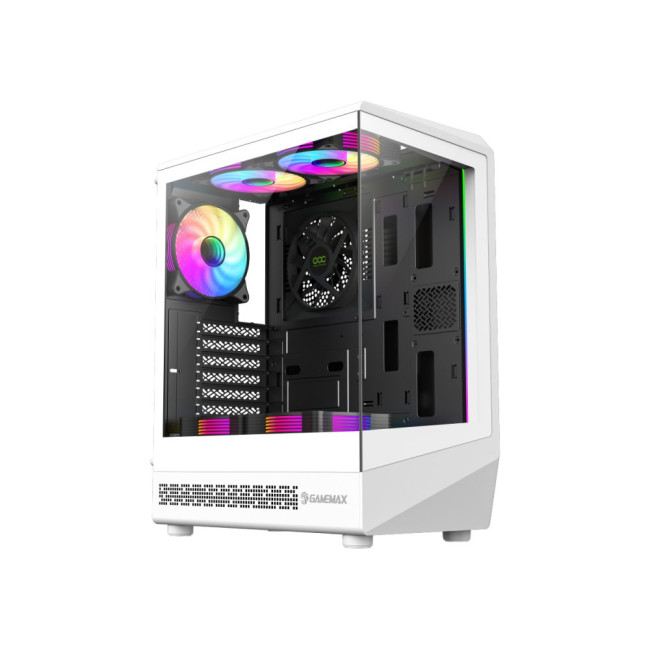 Корпус комп'ютерний Midi ATX без блока живлення  ATX, M-ATX, ITX, Tempered Glass, COC Turbo Fan GAMEMAX Vista COC AW