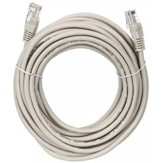 Патч-корд RJ45, UTP 5e, 20.0m,24AWG, CU, сірий KINGDA KD-PAUT32000GY