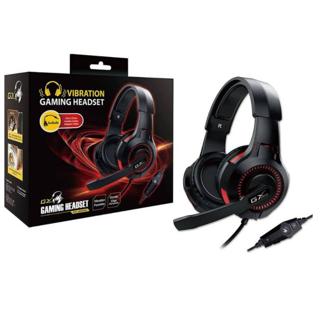 гарнітура ігрова HS-G600V Black GENIUS HS-G600V (31710015400)
