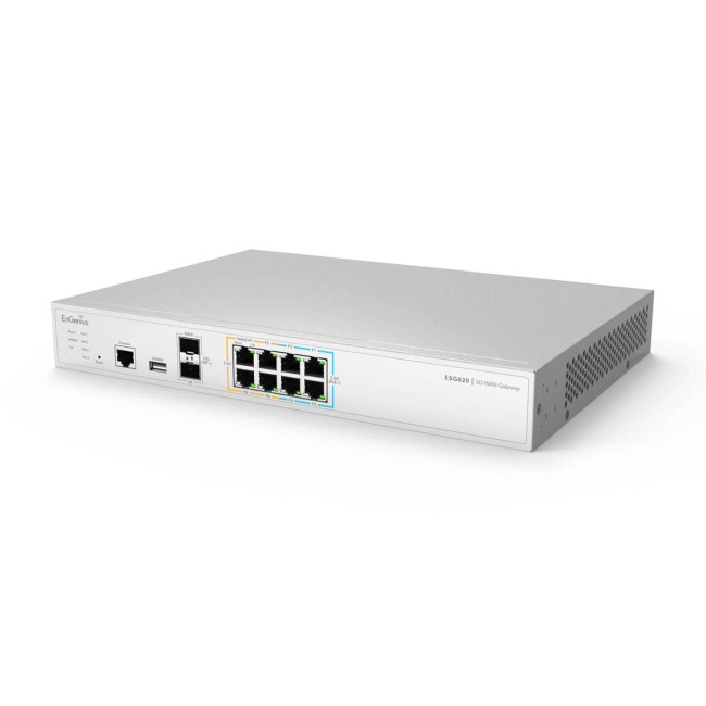 Хмарний роутер VPN 8 x 2.5 GbE, 2 SFP+ ports, USB ENGENIUS ESG620 (1402A0332301)