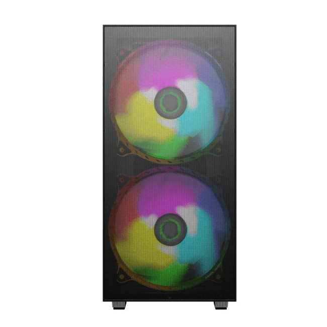 Корпус ATX  MID-Tower без блока живлення front panel with full mesh, remote control GAMEMAX Aero
