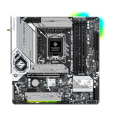 Mатеринська плата s1700 Intel B760 DP/HDMI/eDP 3xM.2 4xDDR5 2.5GbE LAN mATX ASROCK B760M STEEL LEGEND WIFI