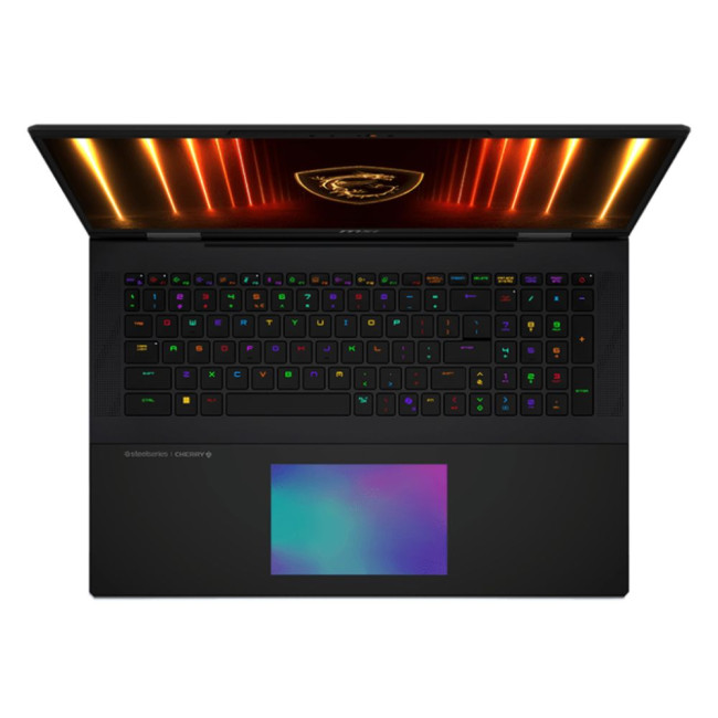 ноутбук 18_4KI/U9-285HX/64/2TB+2TB SSD/RTX 5080 16GB/W11P/BL Cherry Mech P-Key RGB Steel/Black MSI Titan 18 HX AI A2XWIG-269UA (9S7-182421-269)