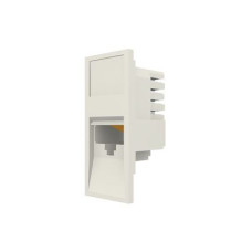Модуль 25х50 мм, 1хRJ45, прямий, UTP5е, білий MOLEX 17.1B.011.A042P