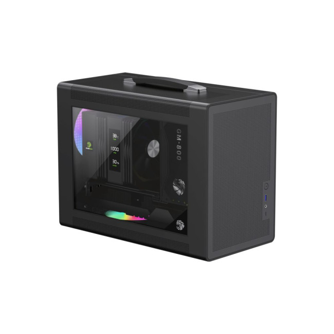 Корпус Mini Tower без блока живлення U-ATX(244*185mm),  FLEX-ATX(229*191mm)、ITX(170*170mm), 1*usb 3. GAMEMAX Spark Air BK