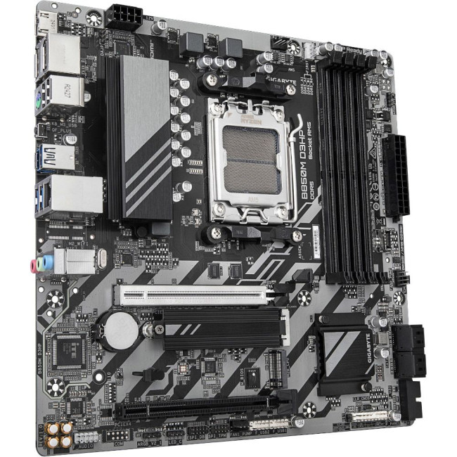 Mатеринська плата sAM5 AMD B850 2хDP/HDMI 4xDDR5 2xM.2  GbE LAN mATX GIGABYTE B850M D3HP