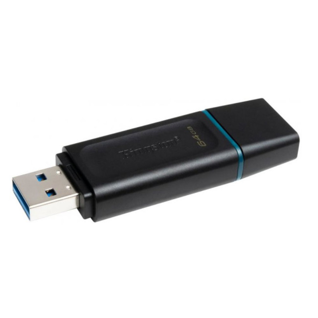 Флеш пам'ять USB3.2 Gen 1 DataTraveler Exodia (Black+Blue) - 2 Pack KINGSTON DTX/64GB-2P