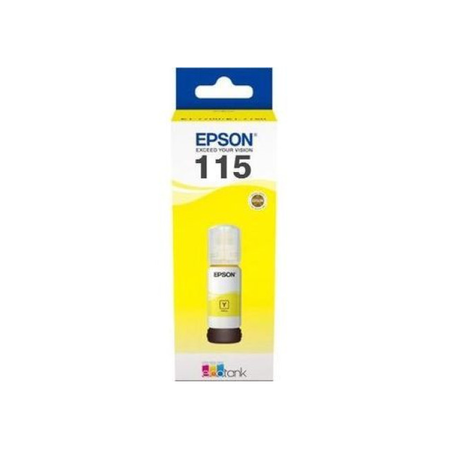 Картридж жовтий EPSON 115 EcoTank Yellow ink bottle (C13T07D44A)