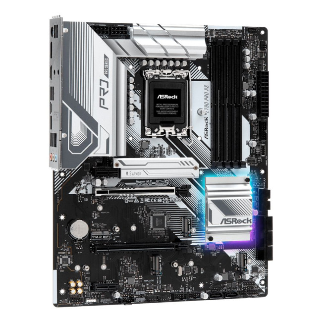 Mатеринська плата s1700 Intel Z790 DP/HDMI 4xM.2 4xDDR5 2.5GbE LAN ATX ASROCK Z790 PRO RS