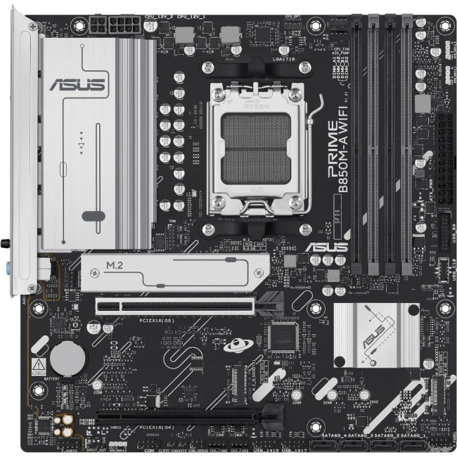 материнська плата sAM5/4DDR5/HDMI/2DP/2PCIe/3M.2/4SATA/LAN2.5Gb ASUS PRIME B850M-A WIFI