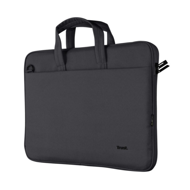 сумка для ноутбуку Bologna Slim Laptop Bag 16 inch Eco - black TRUST Bologna Slim Bag 16 black (24447)