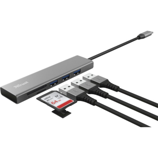 Адаптер Halyx Fast USB-C Hub & Card reader