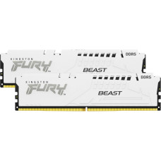 модуль пам'яті 32Gb DDR5 6000MHz Fury Beast White (2x16) EXPO+XMP KINGSTON KF560C36BWE2K2-32