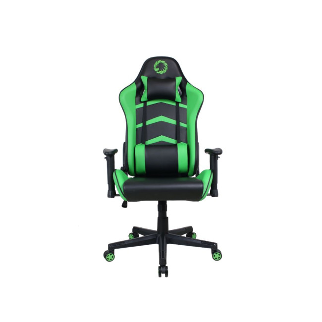 Геймерське крісло Gamemax GCR09 Green зеленого кольору, зручне, ергономічне GAMEMAX GCR09 Green