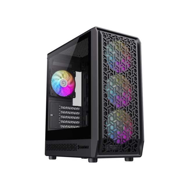 Корпус Micro ATX без блока живлення , загартоване  склоM-ATX、ITX  1*usb 3.0 + 1* usb 2.0+ Type C, Co GAMEMAX Forge COC