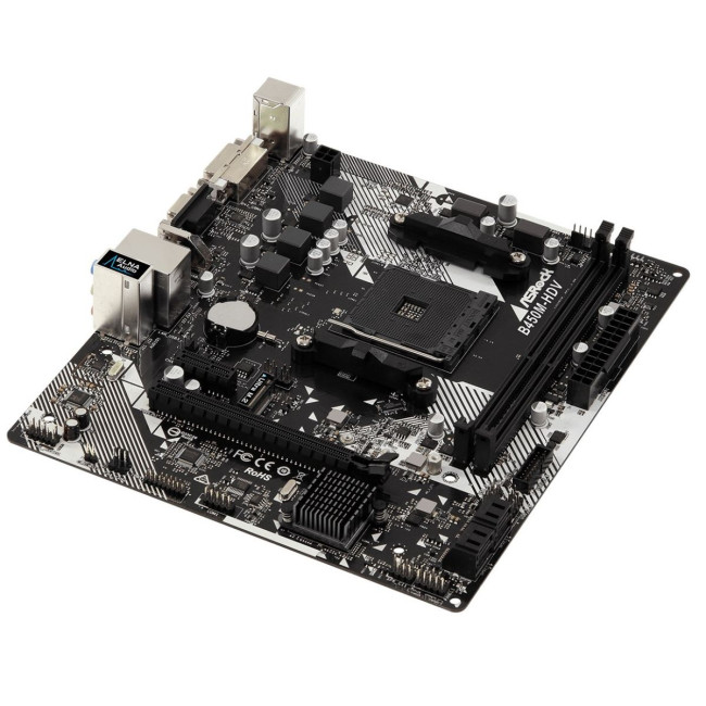 Материнська плата AMD AM4 B4502DDR4 M.2 HDMI/DVI/VGA mATX ASROCK B450M-HDV R4.0