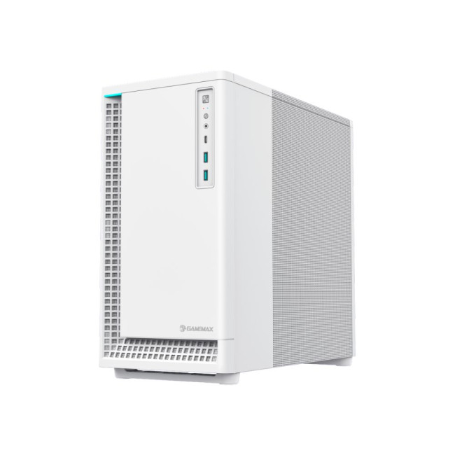 Корпус комп'ютерний Midi ATX без блока живлення  ATX,M-ATX,ITX,ABS ,Mesh,USB3.0x2,Type-C(Gen2) GAMEMAX P30 WH