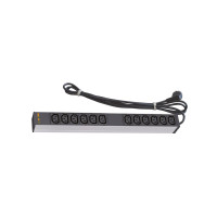 Блок PDU, 12 розеток IEC C13,вилка Schuko, кабель3м. CONTEG DP-RP-12-IECC13