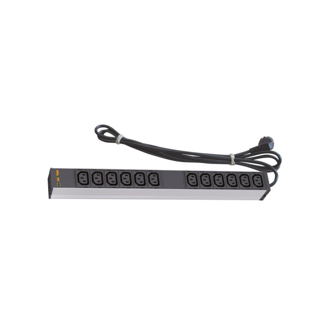 Блок PDU, 12 розеток IEC C13,вилка Schuko, кабель3м. CONTEG DP-RP-12-IECC13