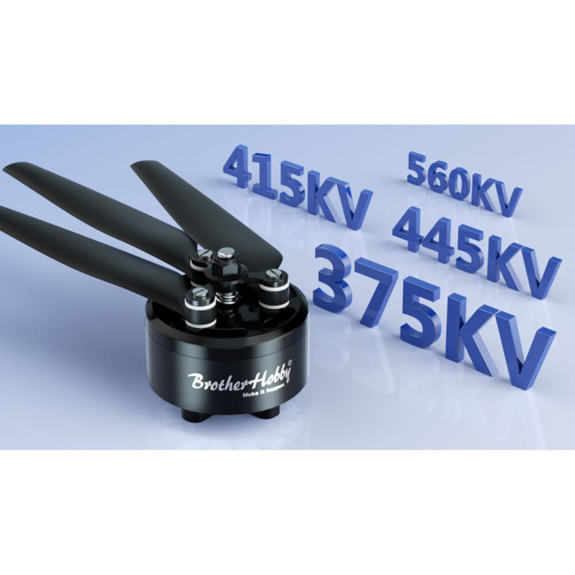 Двигун Avenger V5 4110 445kv with CCW propellers BROTHERHOBBY 4110V5-445KV (CCW)